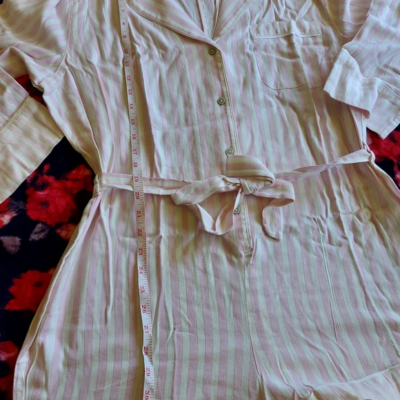 Victoria secret Flanel tie Romper size XL New - Picture 8 of 15